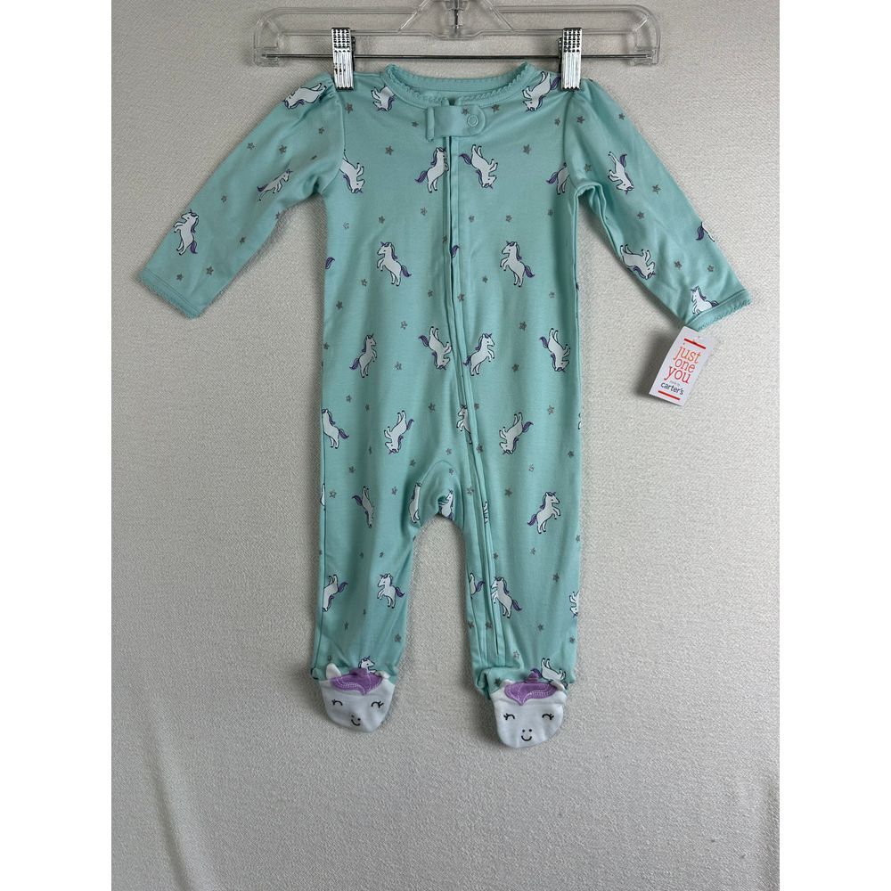 Carter's Pajama Onesie Kids Girls 9M NWT